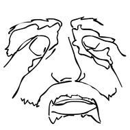 Blind Old Man Clip Art N4
