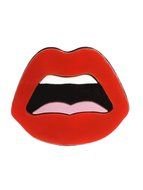 Beautiful drawing of the red lips clipart