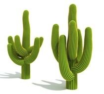 clipart of the green cactuses