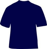 Navy Blue T Shirt Template N6