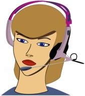 Call Center Agent Clip Art N5