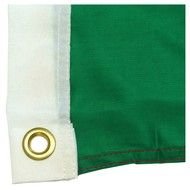 photo of part of mexican flag with metal rivet