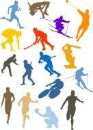 Sports Silhouette Clip Art N4
