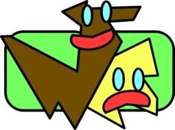 dog and duck drawing