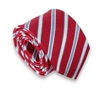 Clip art of Red White And Light Blue tie