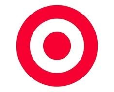 white and red target logo