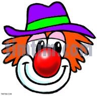 Cartoon Clown Face Drawing