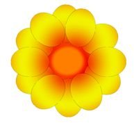 Yellow Flower Clip Art N24