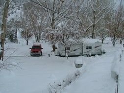 picture of the Winter RV Camping