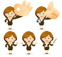Vector Cartoon Characters N2