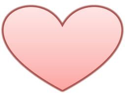 Big pink Heart drawing