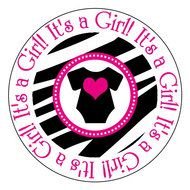 Pink And Zebra Baby Shower