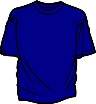 Navy Blue T Shirt Template N4