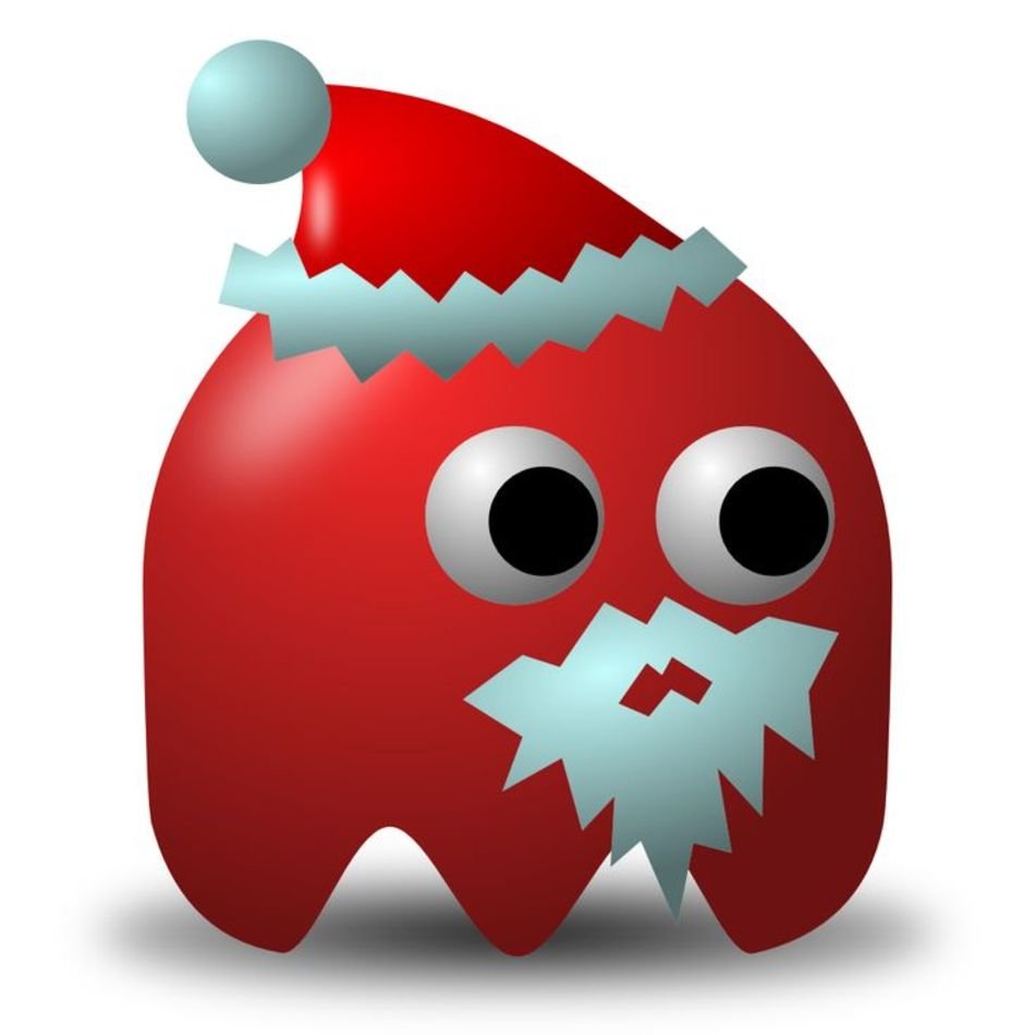 Ghost With Santa Hat Clip Art