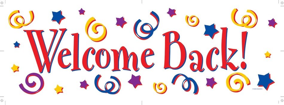 Ä°llustration of Welcome Back sign