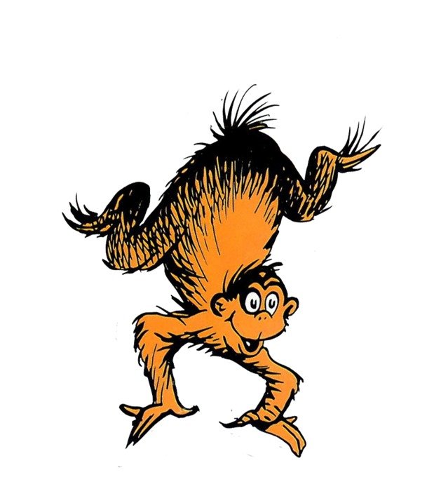 funny monkey as picture for clipart