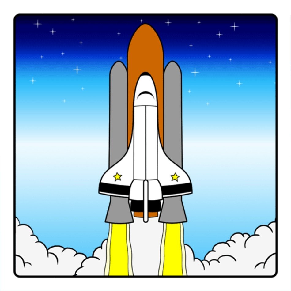 Cartoon Spaceship