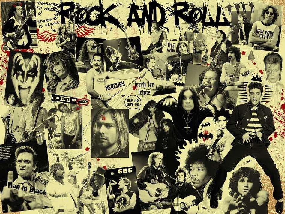 Clipart of Rockn Roll Artists