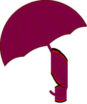 Cartoon Umbrella Clip Art N5