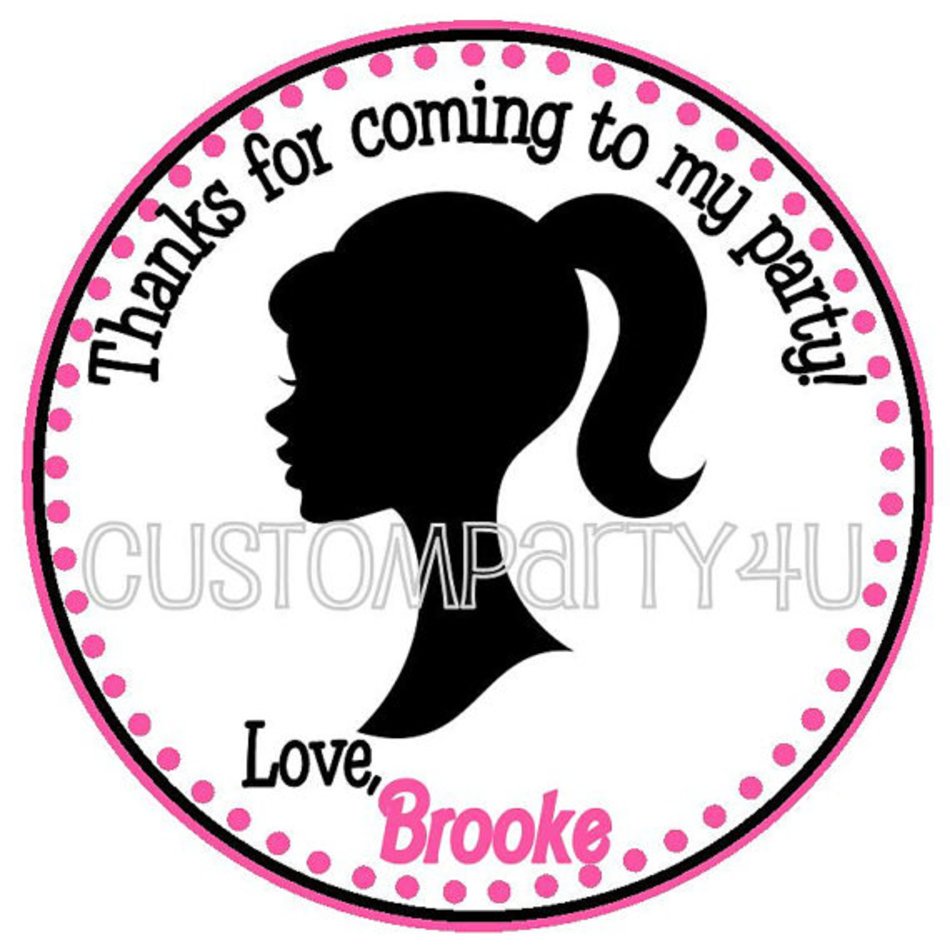 Silhouette Vintage Barbie Doll