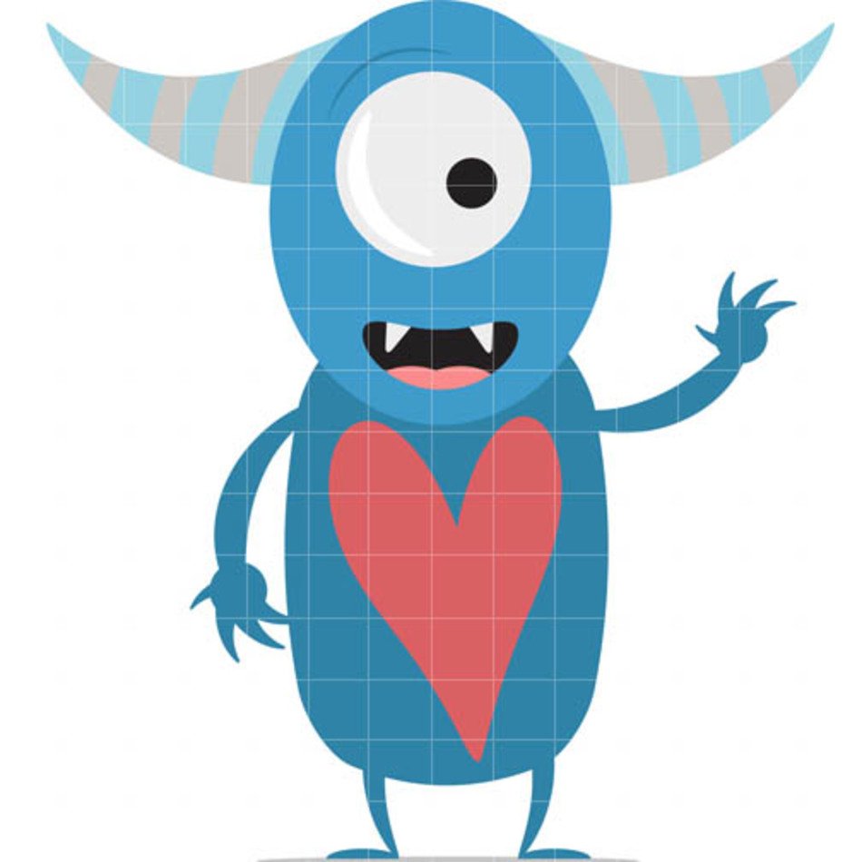 Monster Valentine Clip Art N2