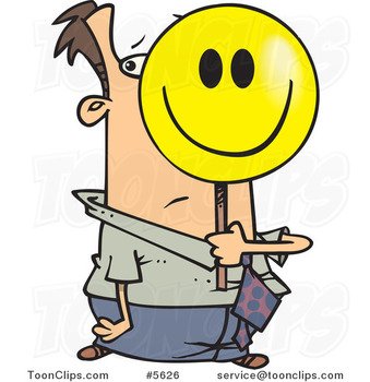 Cartoon Happy Face N2