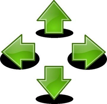 Green Arrow Clip Art N17