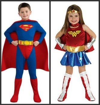 Superman And Wonder Woman Costumes