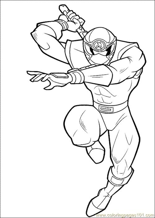 Power Rangers Coloring Pages