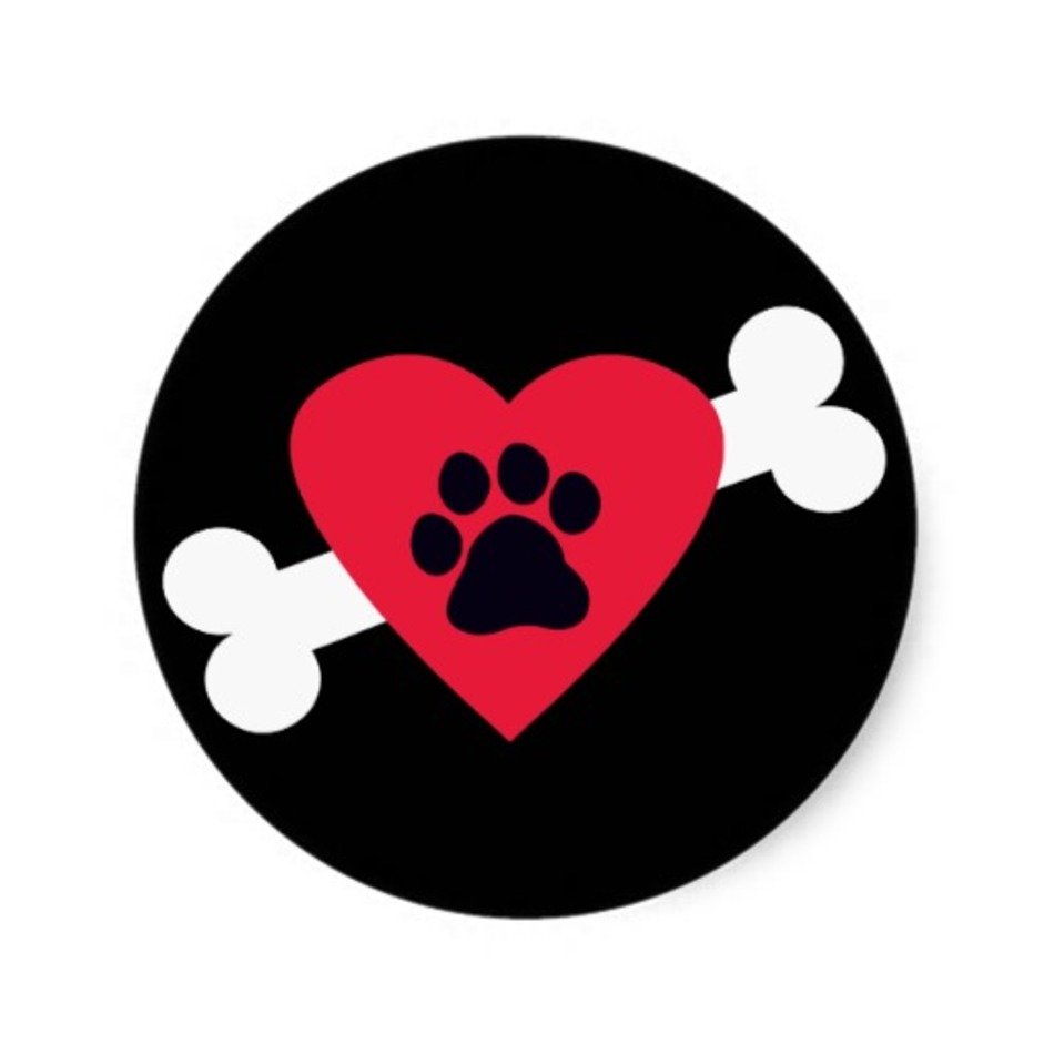 Paw Print Heart