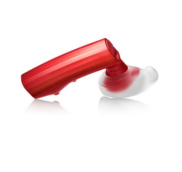 Wearing Jawbone Era Red Streak