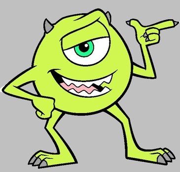 Mike Monsters Inc Cartoon
