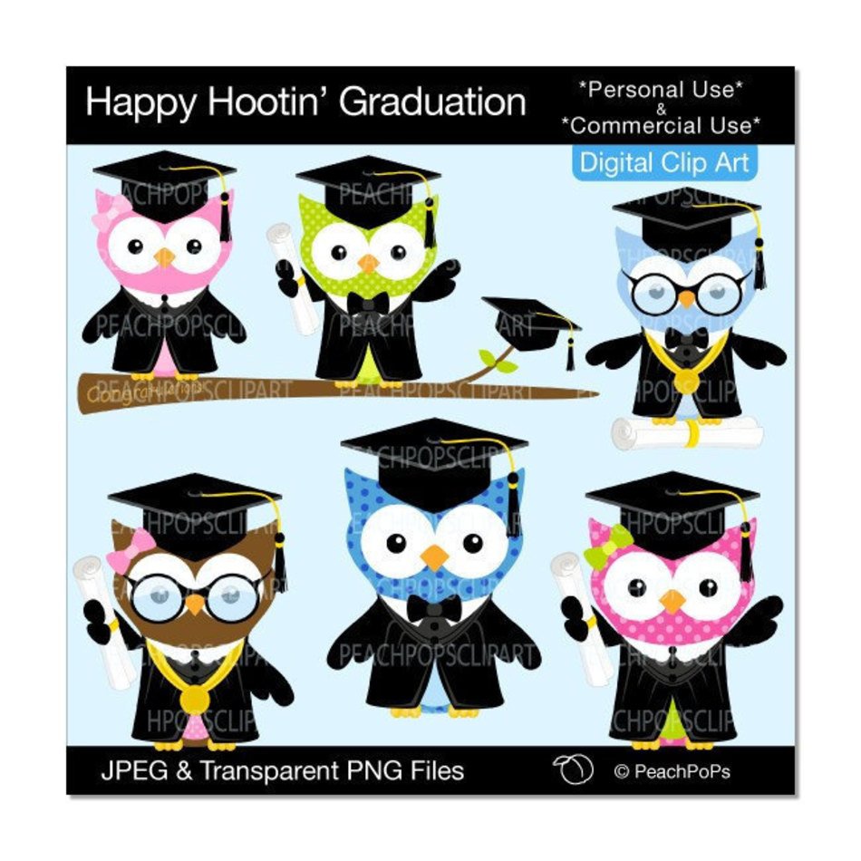 Graduation Owl Clip Art N7