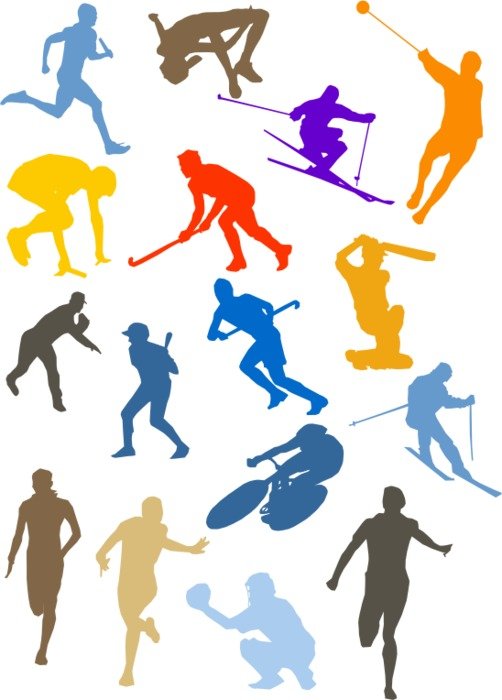 Sports Silhouette Clip Art N4