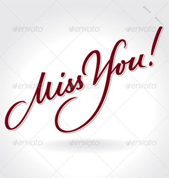 I Miss You Clip Art N8