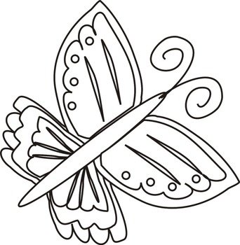 Butterflies Coloring Book Pages