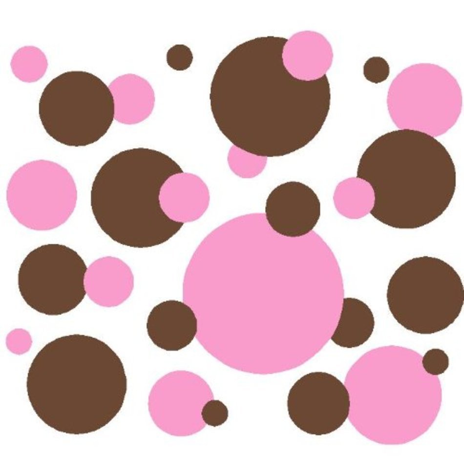 Pink And Brown Polka Dots N6