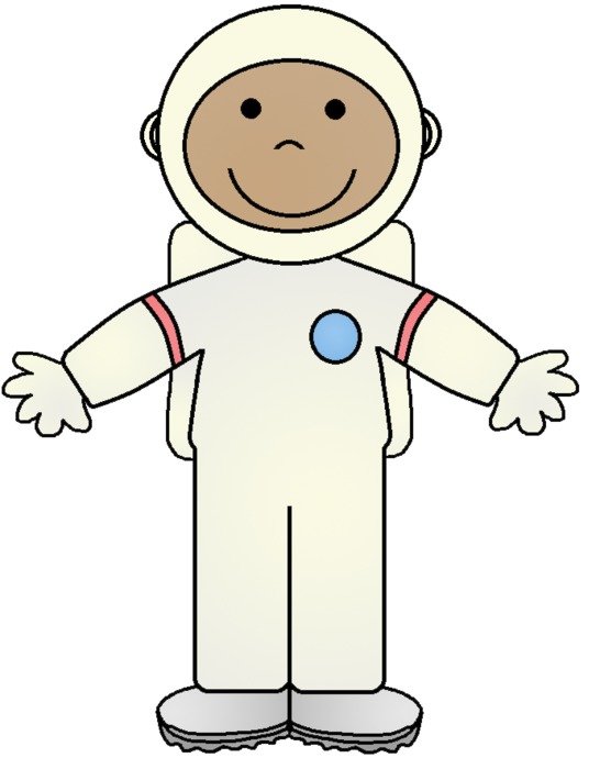 cartoon astronaut