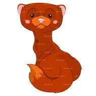 Cartoon Mink
