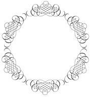 Vintage Borders as a graphic illustration