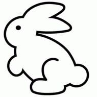 Cute Bunny Coloring Pages