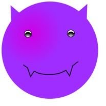 Devil Smiley Face Clip Art N8
