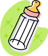 bottle for baby as picture for clipart