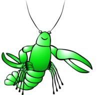 Crawfish Cartoon Clip Art N8