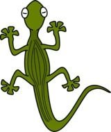 Cartoon Lizard Clip Art