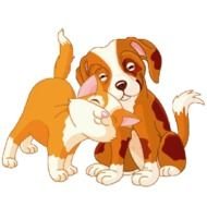 Cute Dog And Cat Clip Art N3