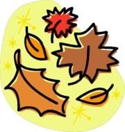 Fall Leaves cartoon drawing