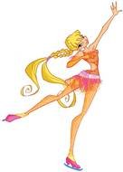 Stella skates from Winx Club cartoon