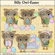 Easter Owl Clip Art