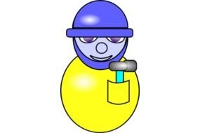 worker from the constructor as a picture for the clipart